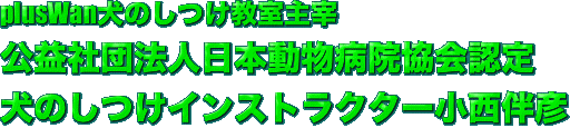 plusWan犬のしつけ教室主宰